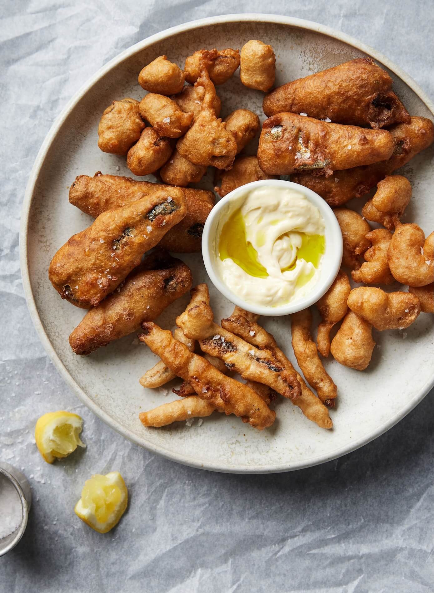 fish and chips med konserves