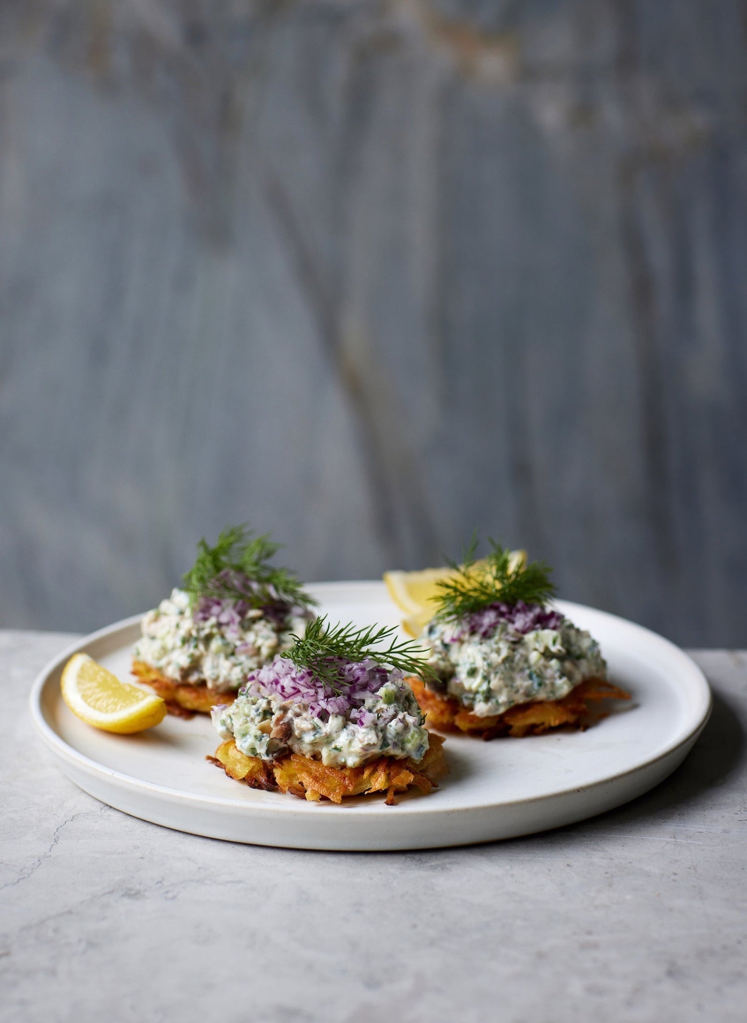 Kartoffelrøsti med makrel