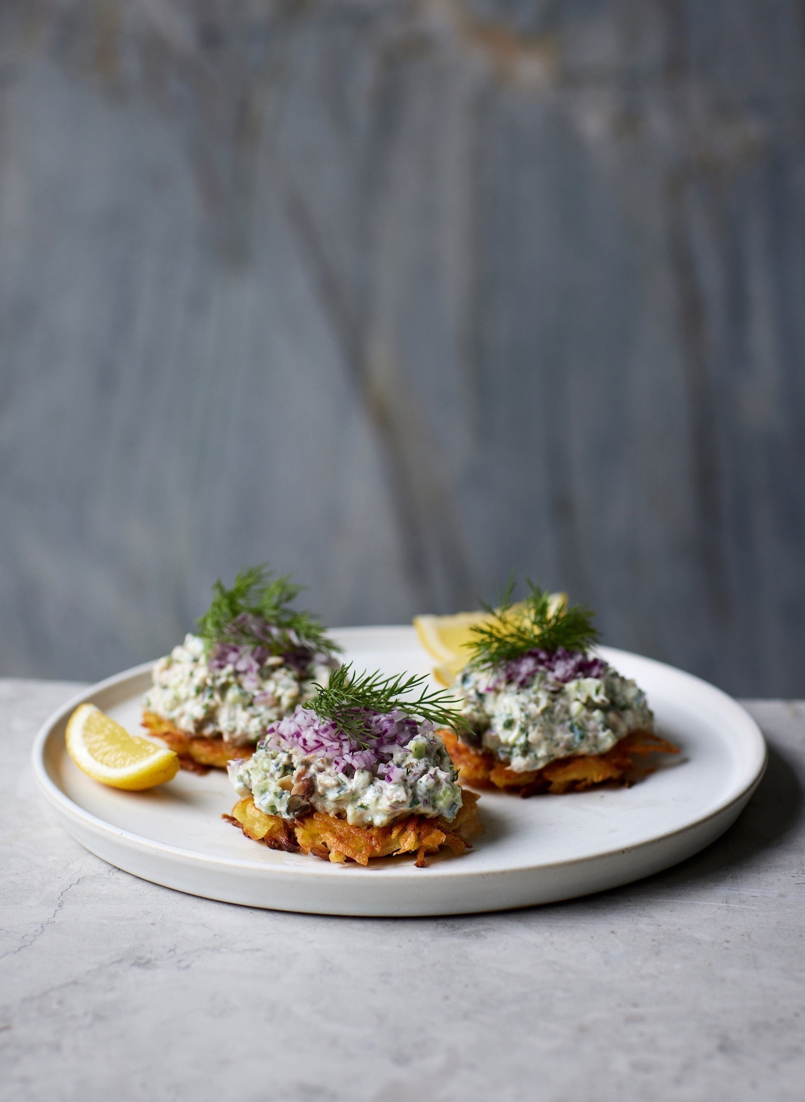 Kartoffelrøsti med makrel