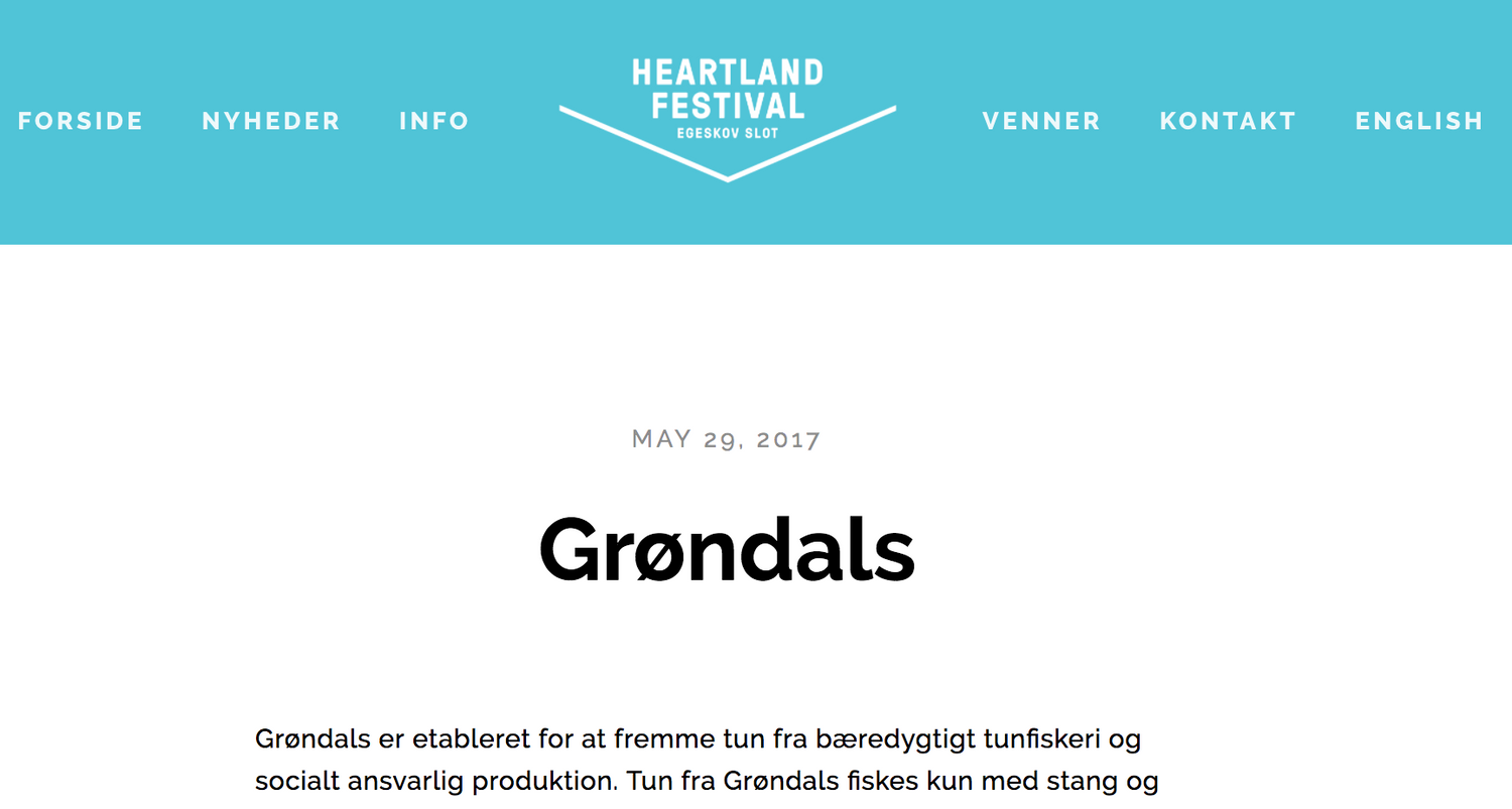 Bæredygtig tun på dåse til Heartland Festival