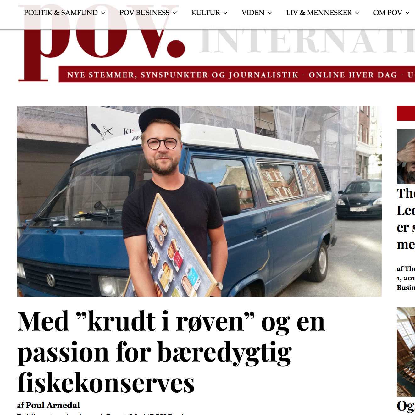 Interview fra POINT of VIEW International (POV)