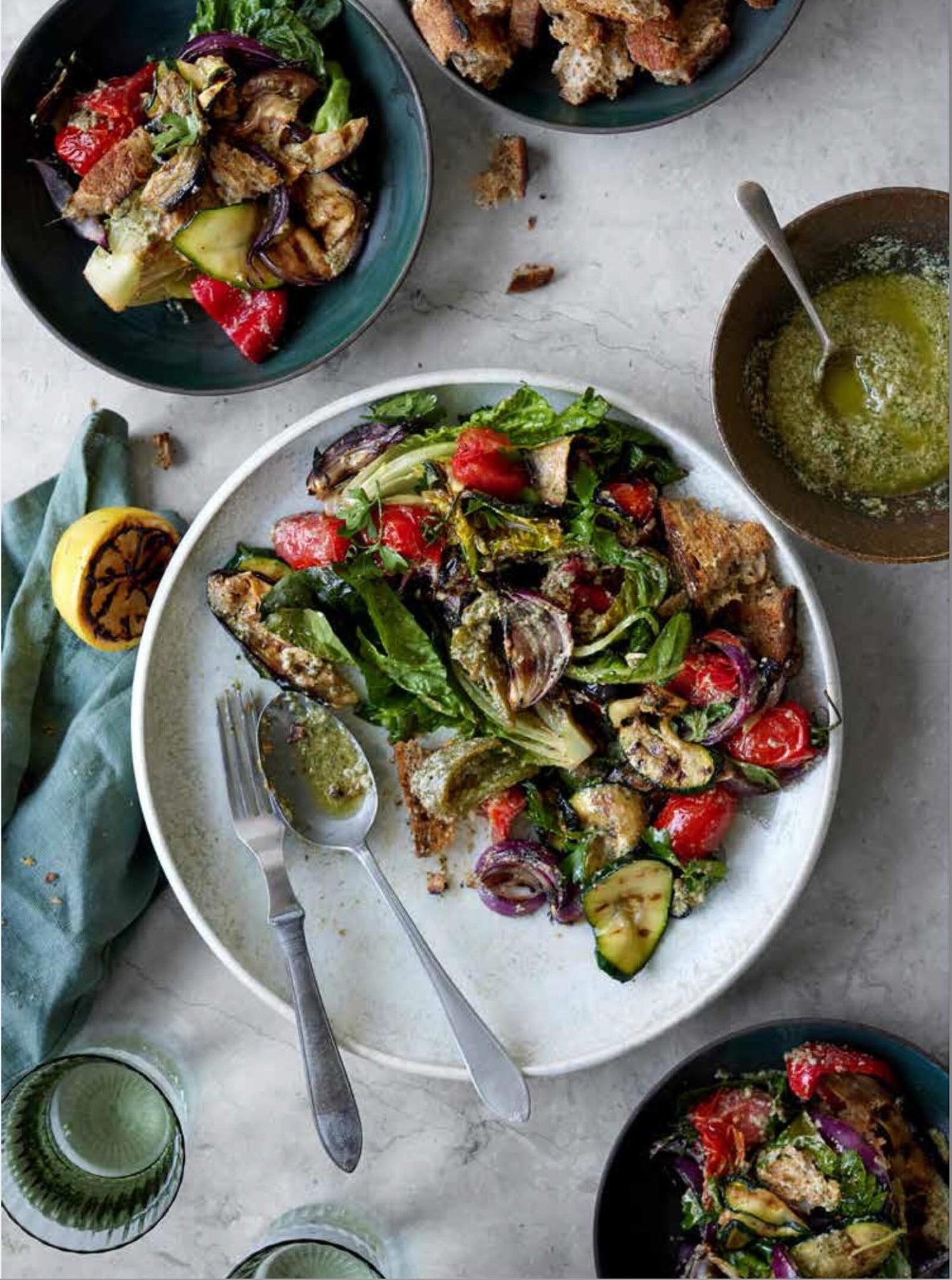 Tuna escalivada – grillet sensommersalat