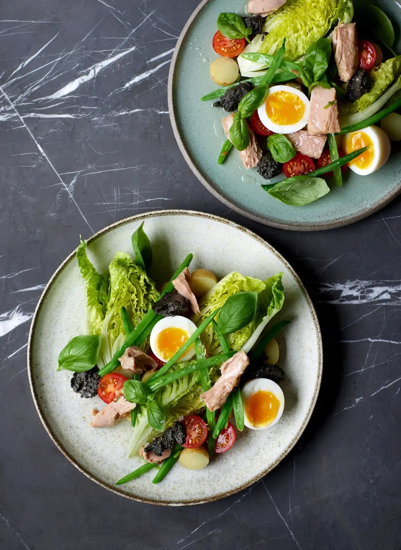 Salade Nicoise med Tun & Tapenade - Fransk klassiker