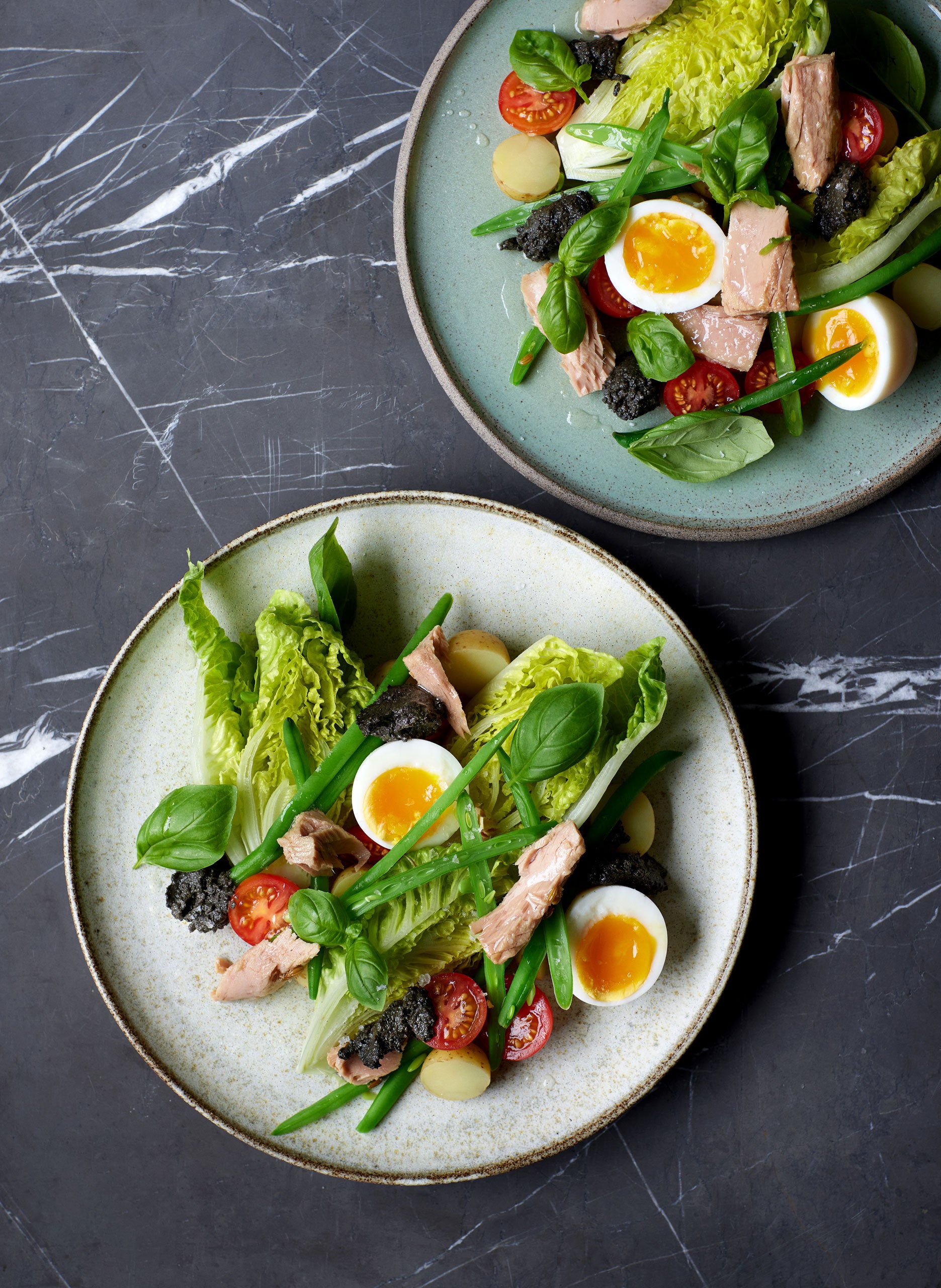 Salade Nicoise med Tun & Tapenade - Fransk klassiker