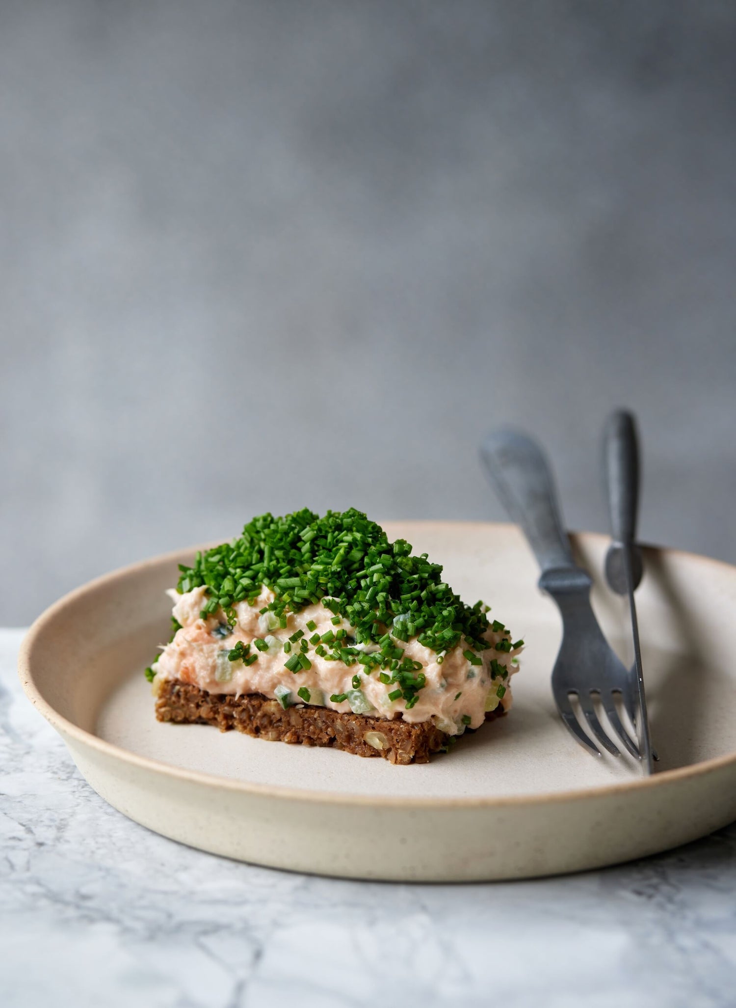 Rørt laksesalat