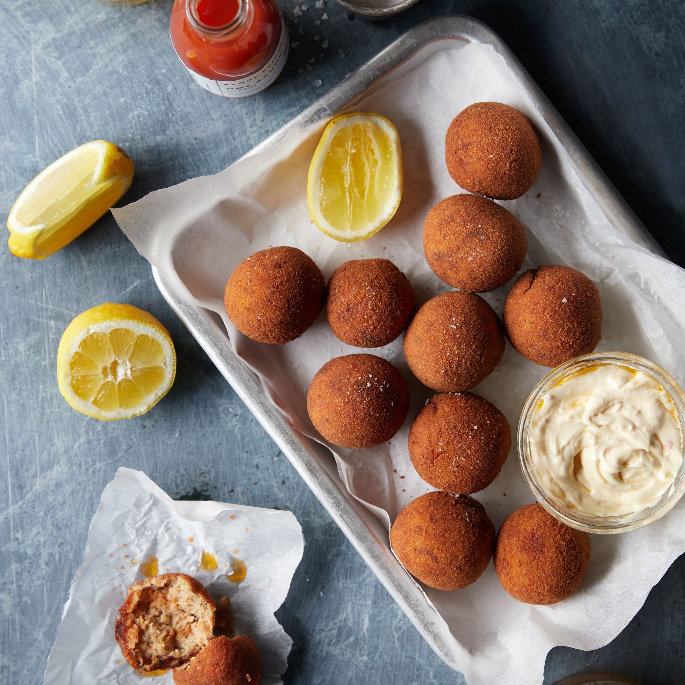 Fiskekroketter på stangfisket tun