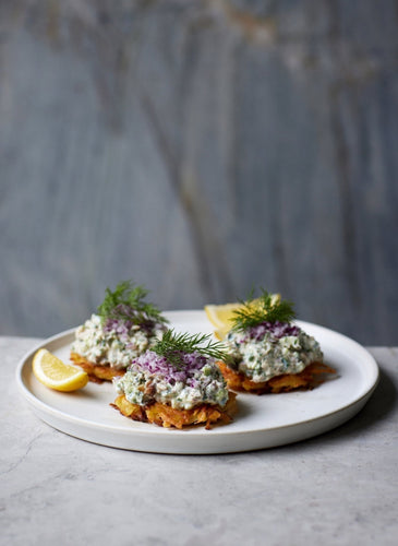Kartoffelrøsti med makrel