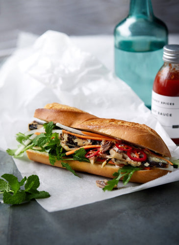 Sardin Banh Mi-sandwich