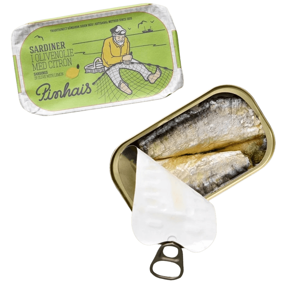 Sardiner i olivenolie m. citron