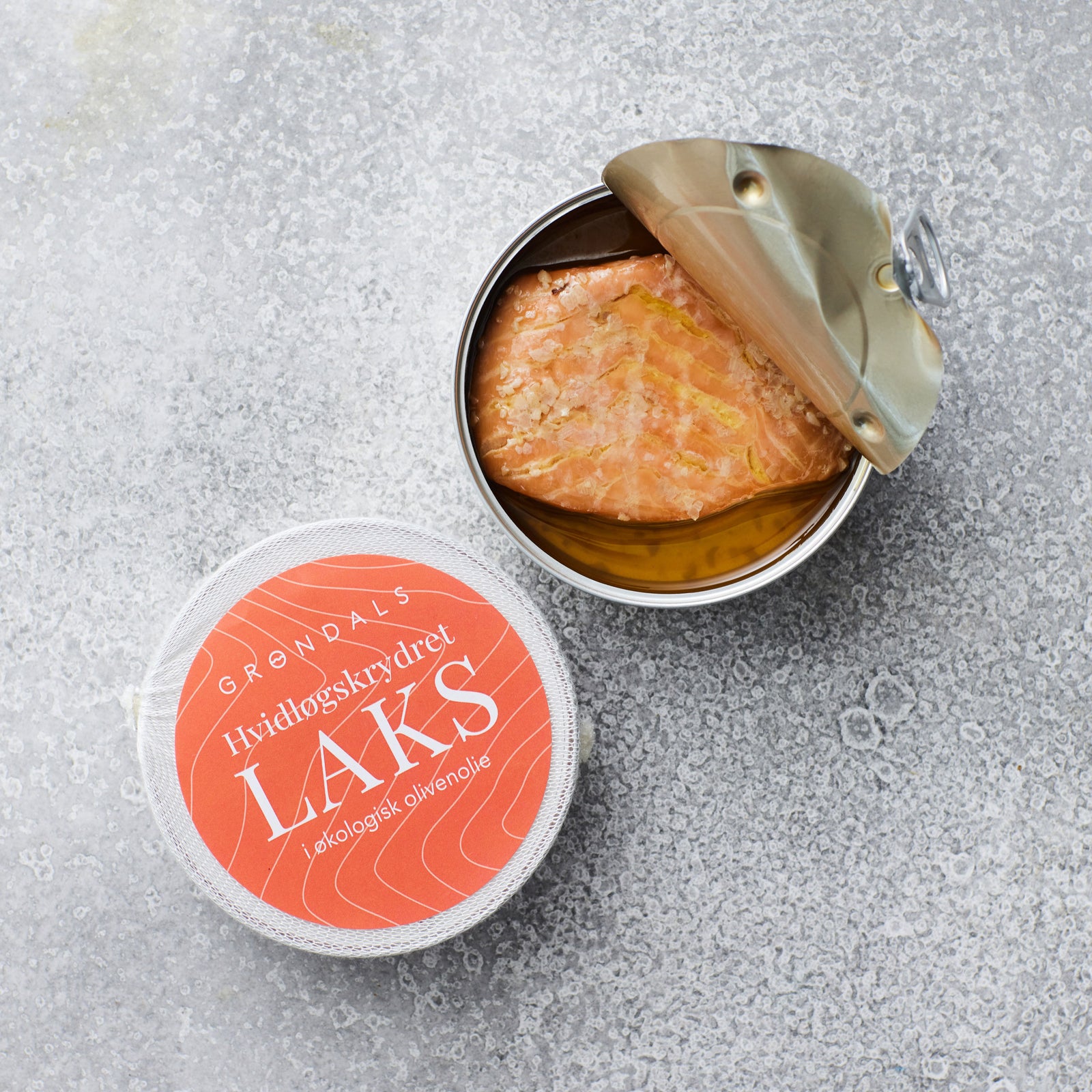 Laks på dåse | Koldrøget dåselaks af bedste kvalitet | Grøndals