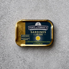 Sardiner i ekstra jomfruolivenolie med citron