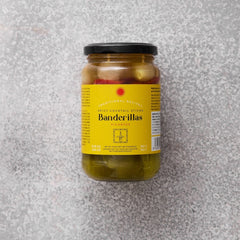 Spicy Banderillas cocktail sticks