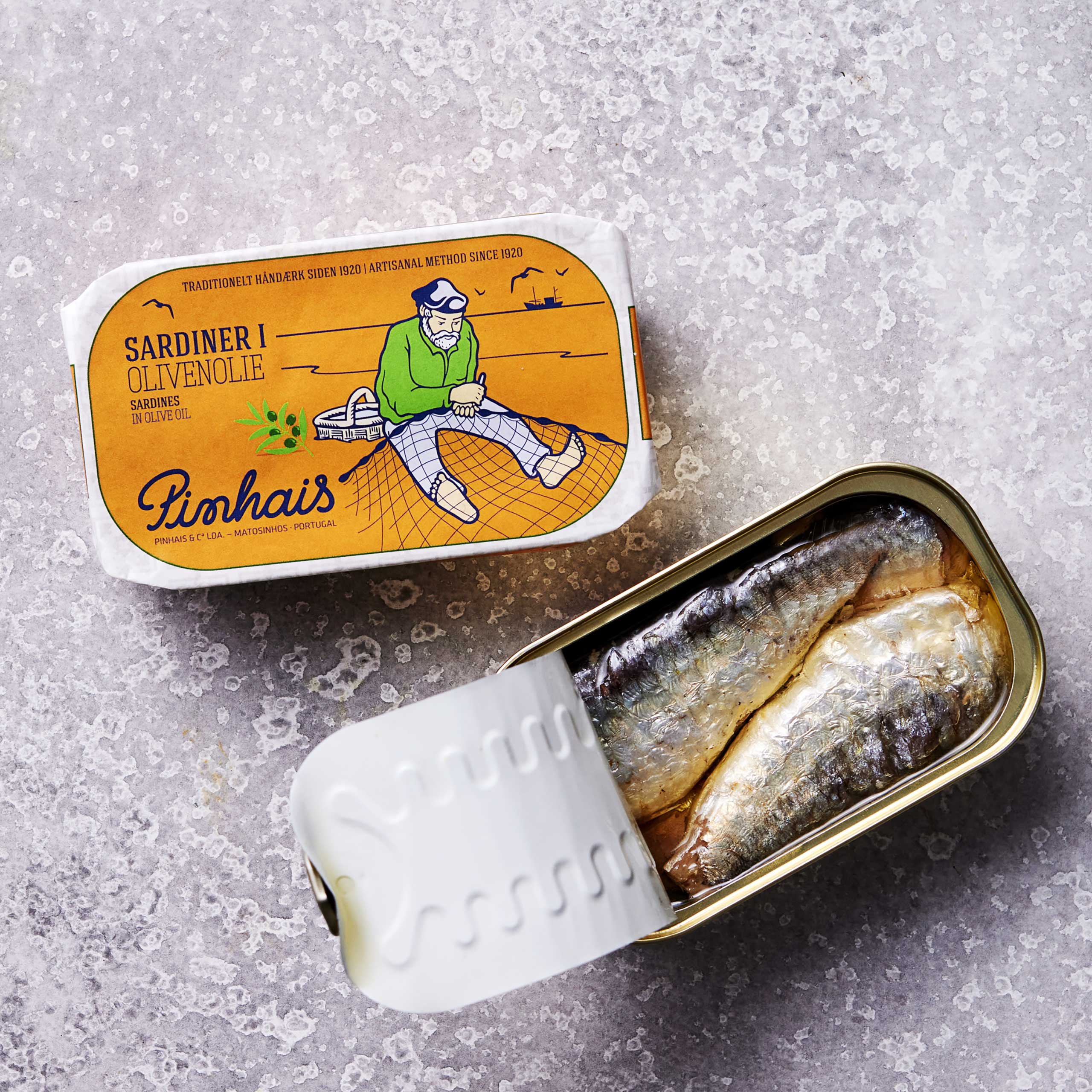 Portugisiske sardiner i olivenolie